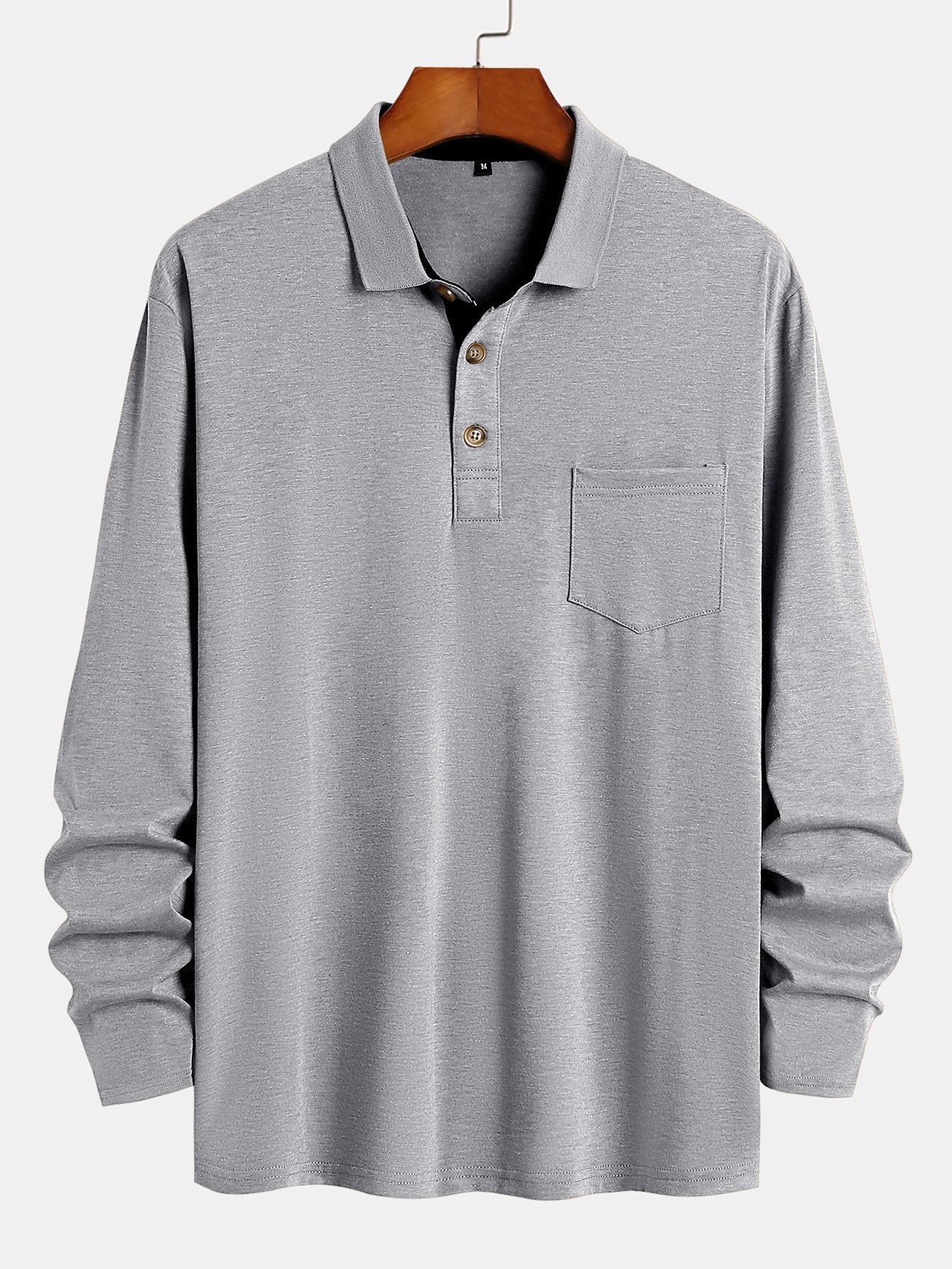 Regular Fit Long Sleeve Polo Shirt