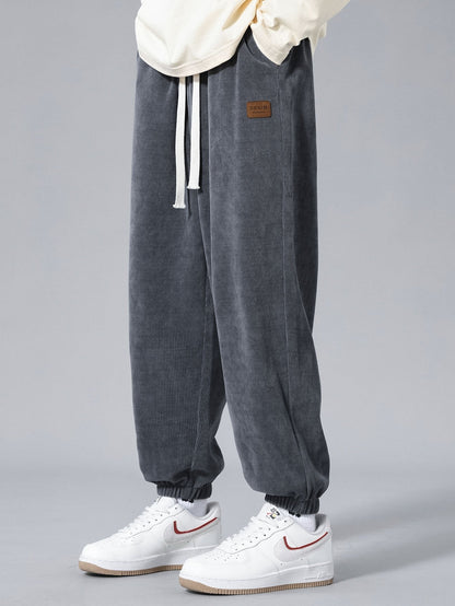 Velvety Corduroy Sweatpants