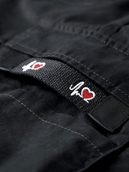 Chino Cargo Shorts with Adjustable Drawstring