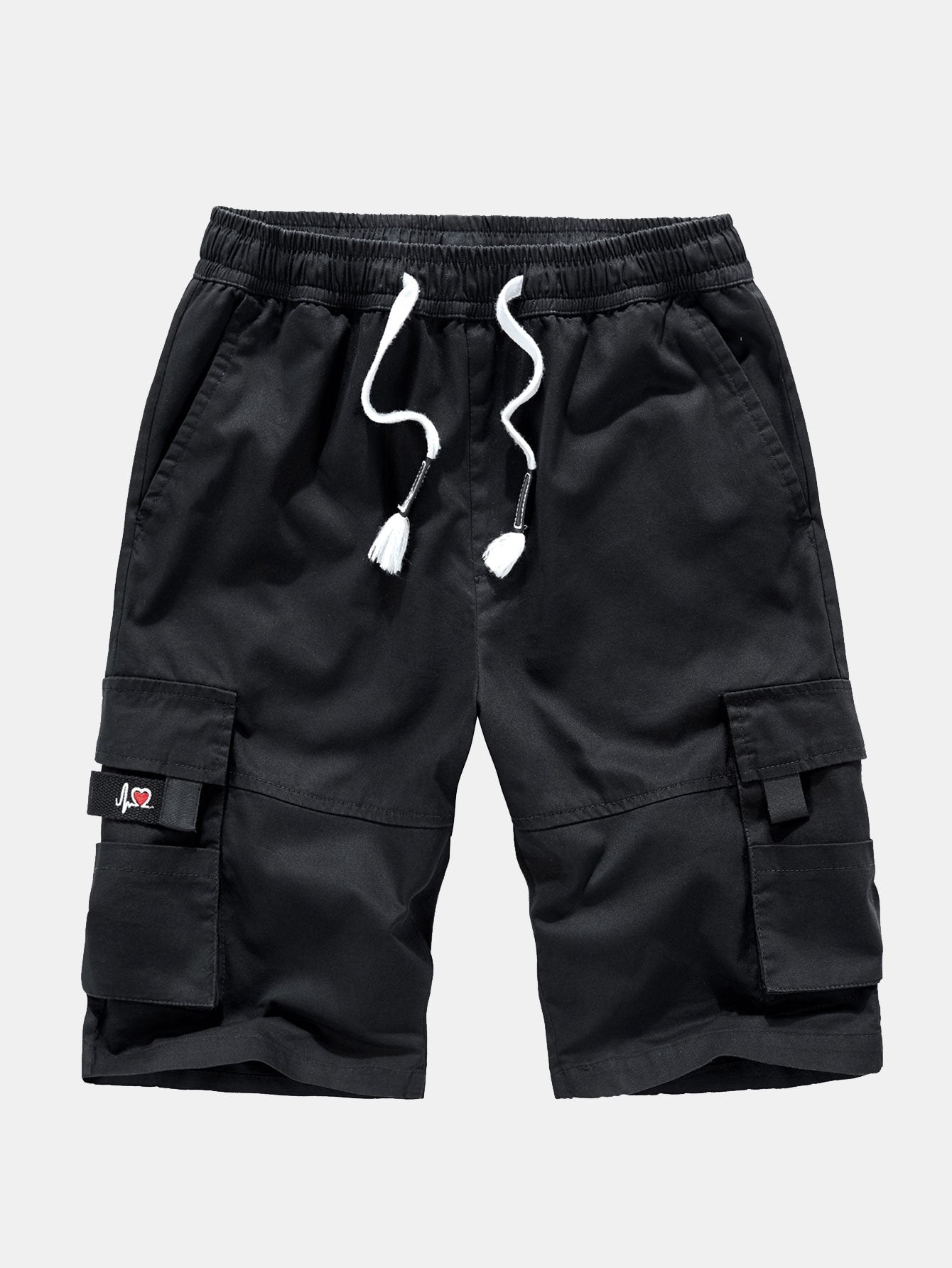 Chino Cargo Shorts with Adjustable Drawstring